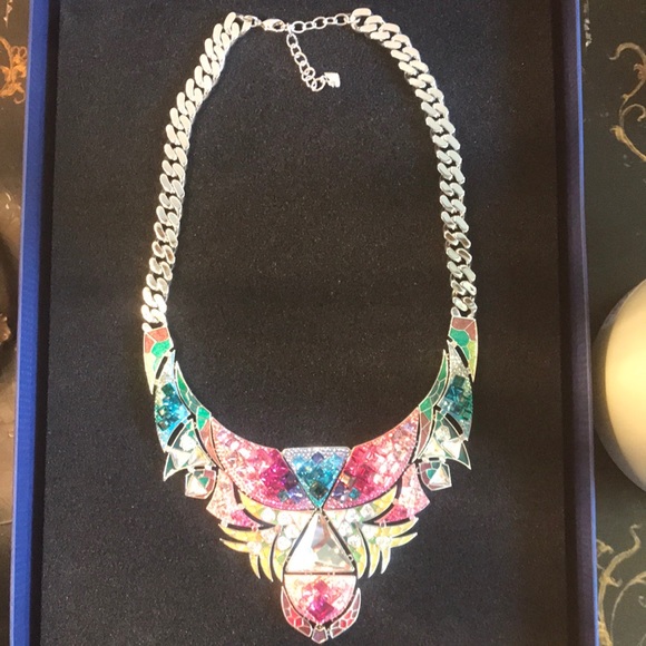 Authentic Swarovski Tangara necklace. NIB Special Aurora Necklace - Picture 11 of 17